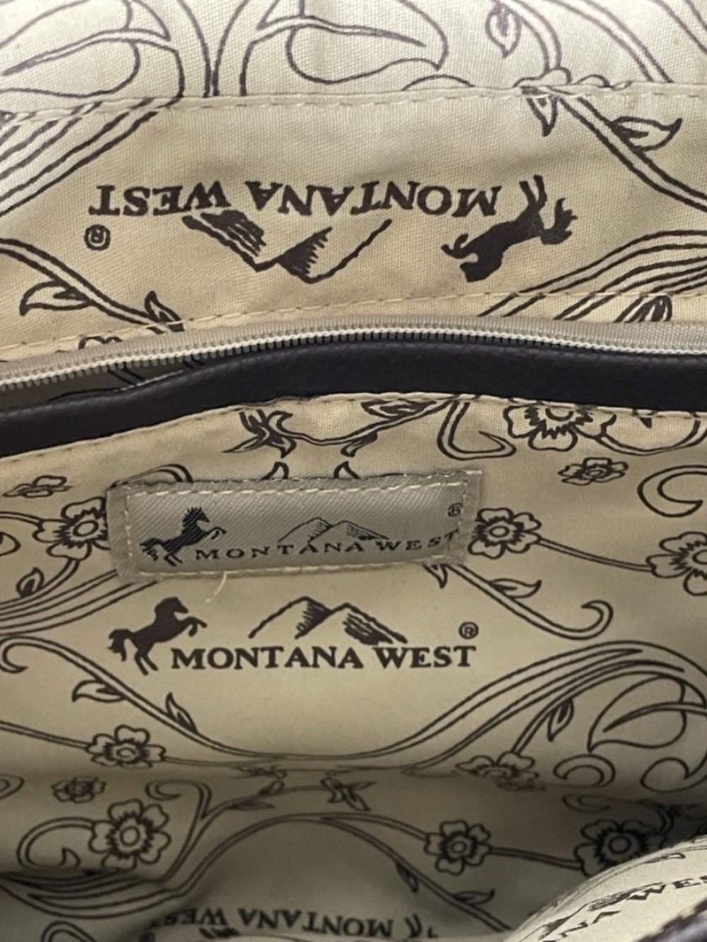 Trinity Ranch Leather Tooled Tote - Picture 6 of 8